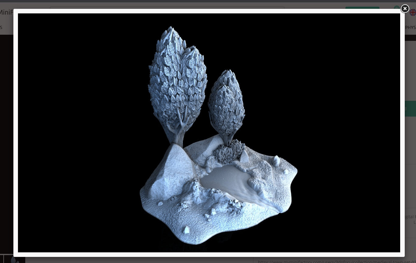 Brook - 28mm DND/Wargame/RPG Terrain