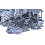 Ruined Blacksmith - 28mm DND/Wargame/RPG Terrain