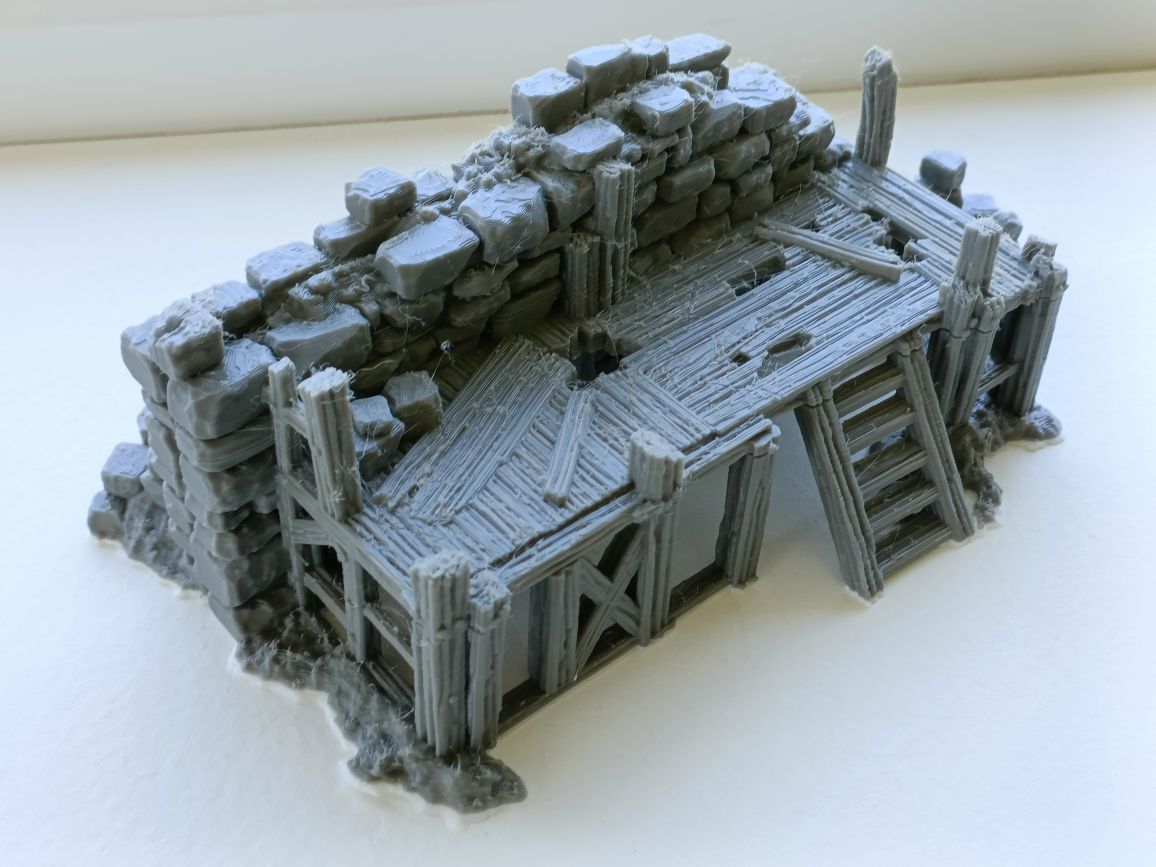 Rubble Barricades - 28mm DND/Wargame/RPG Terrain