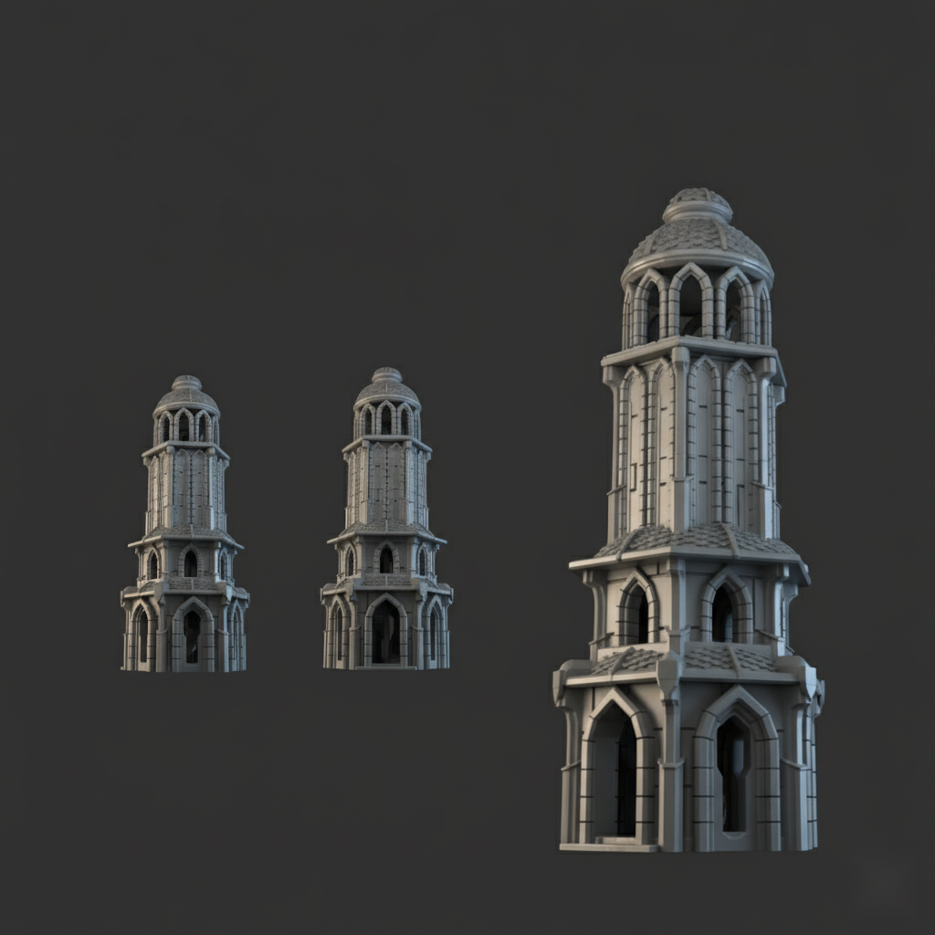 Lost City Tower 1 - 28mm DND/Wargame/RPG Terrain