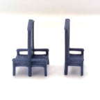 OO (1:76) Notice Board with Bench