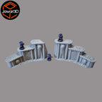 Lyra Stairs - 28mm Wargaming Scatter Terrain Scenery Tabletop Miniature