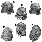Bear Company Pauldron Pack Primal Hounds Conversion Bits For 28mm 32mm Sci-fi Space Knights
