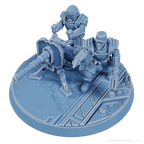 Factory Guard Heavy Cannon - human heavy weapon team (Accell Union)