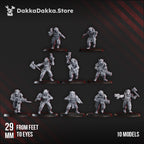 Gorggrot Tactic Squad Miniatures | Grimdark Miniature | DakkaDakka