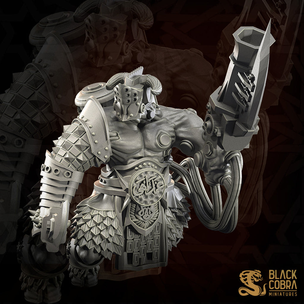 Iron Trencher Bull Miniatures | Trench Grimdark | Black Cobra Miniatures