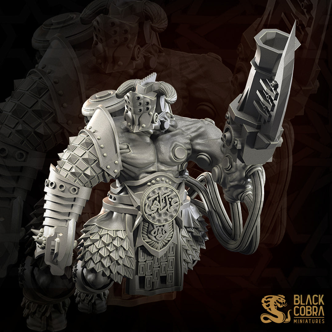 Iron Trencher Bull Miniatures | Trench Grimdark | Black Cobra Miniatures