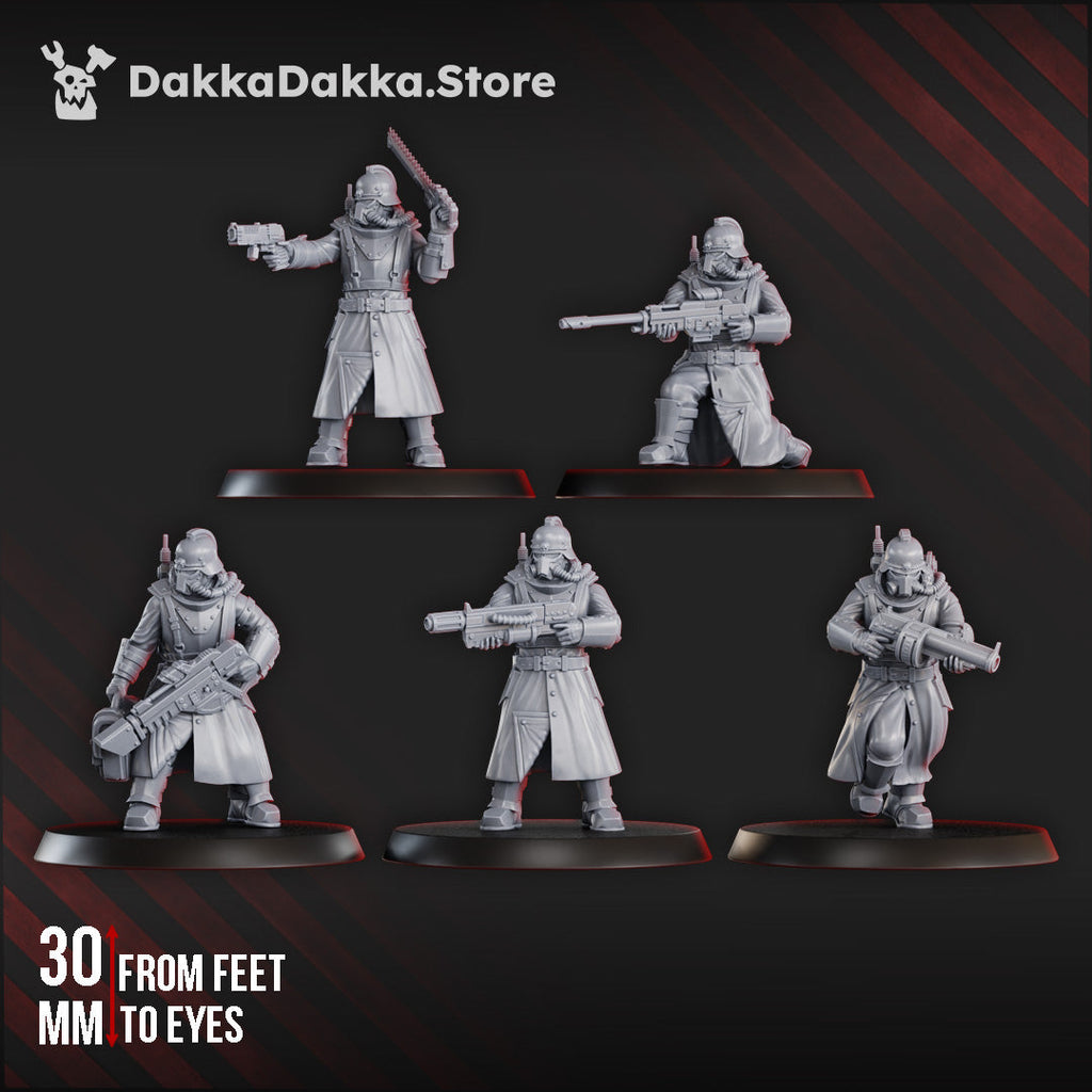 2nd Death Division Grenadier Squad Miniatures | Imperial Soldiers | DakkaDakka