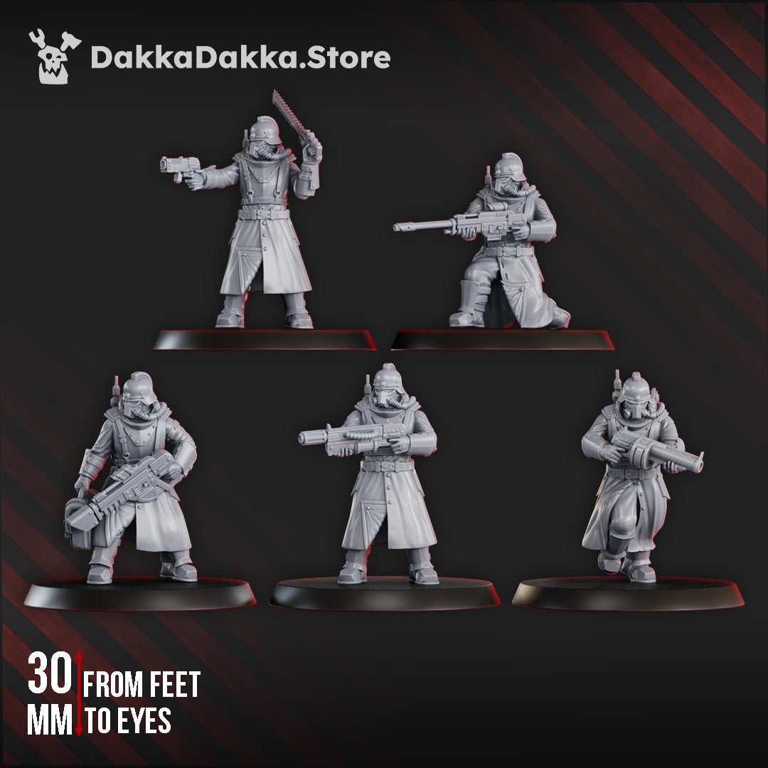 2nd Death Division Grenadier Squad Miniatures | Imperial Soldiers | DakkaDakka