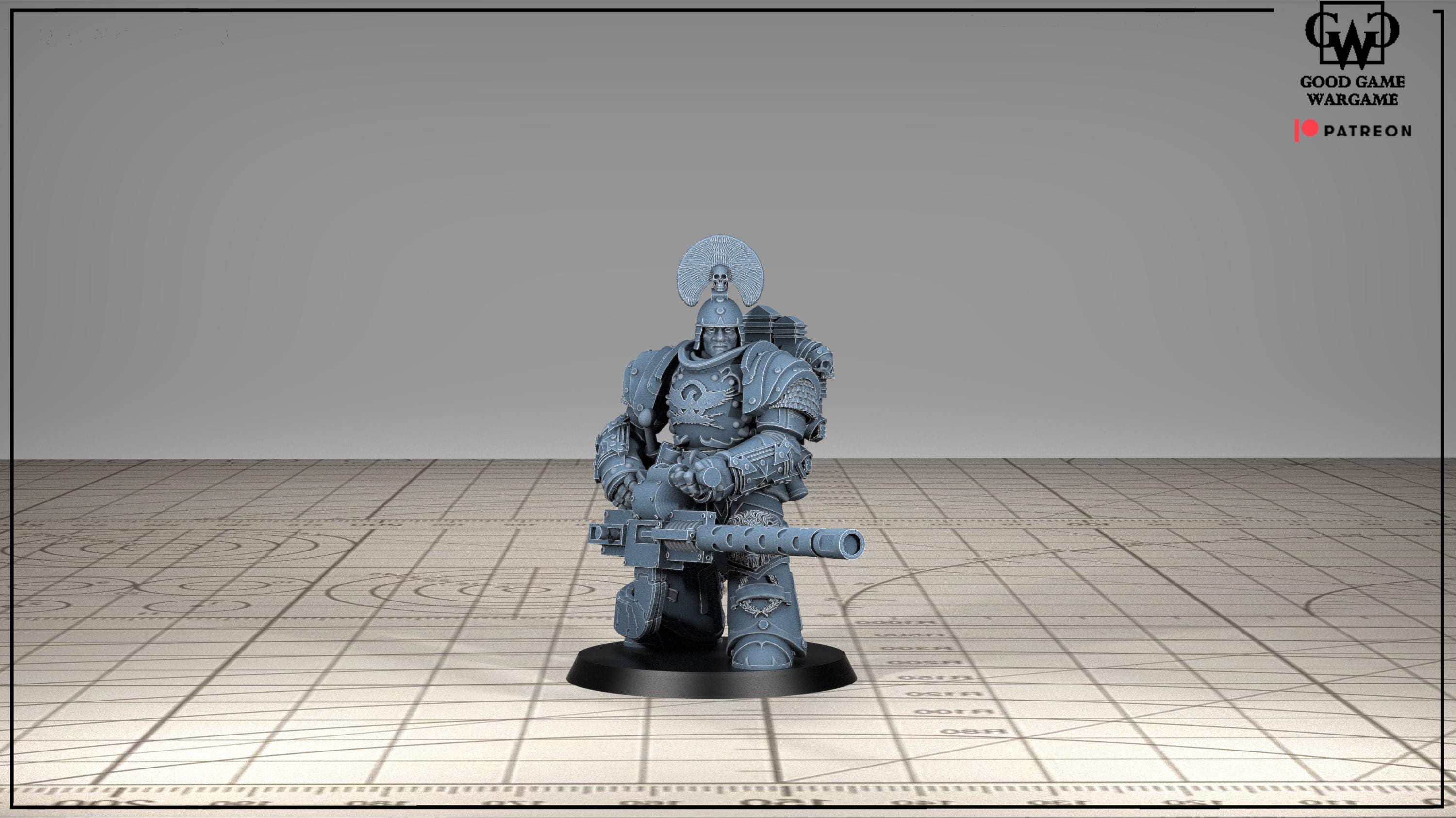 Tonantis Warrior HSQ 1  Thunder Warriors SQ Melee Unit by GGW (5 figures supplied) prebuilt