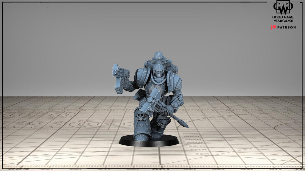 Tonantis Warrior SQ Melee Thunder Warriors SQ Melee Unit by GGW (5 figures supplied) prebuilt