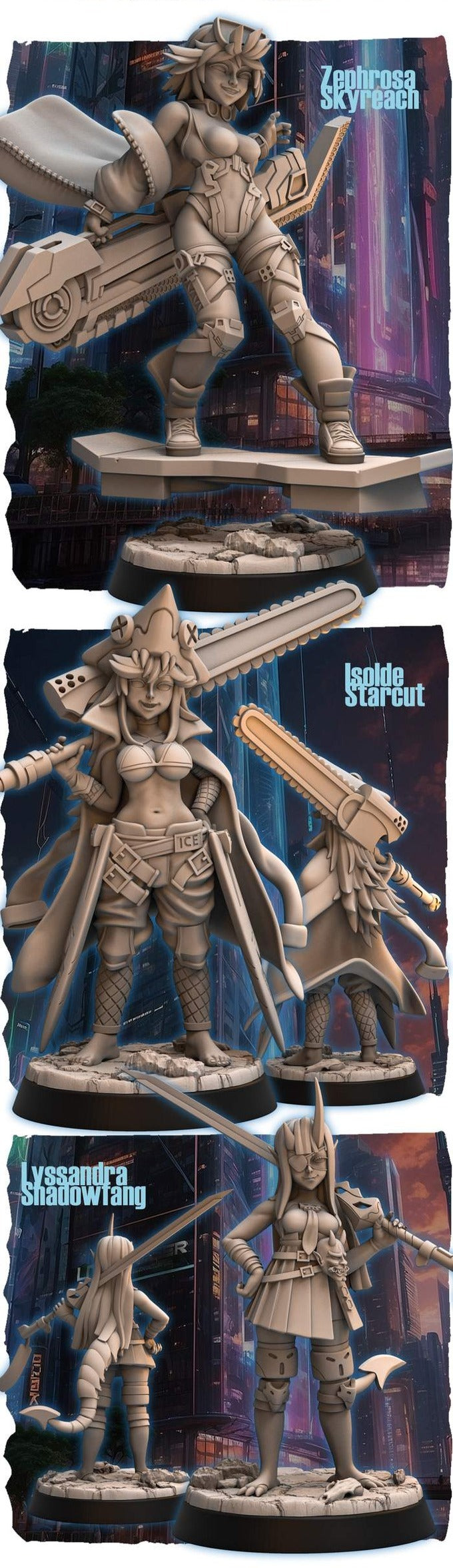 Neokingdom IV Miniatures | Fantasy Miniature | RN Estudio