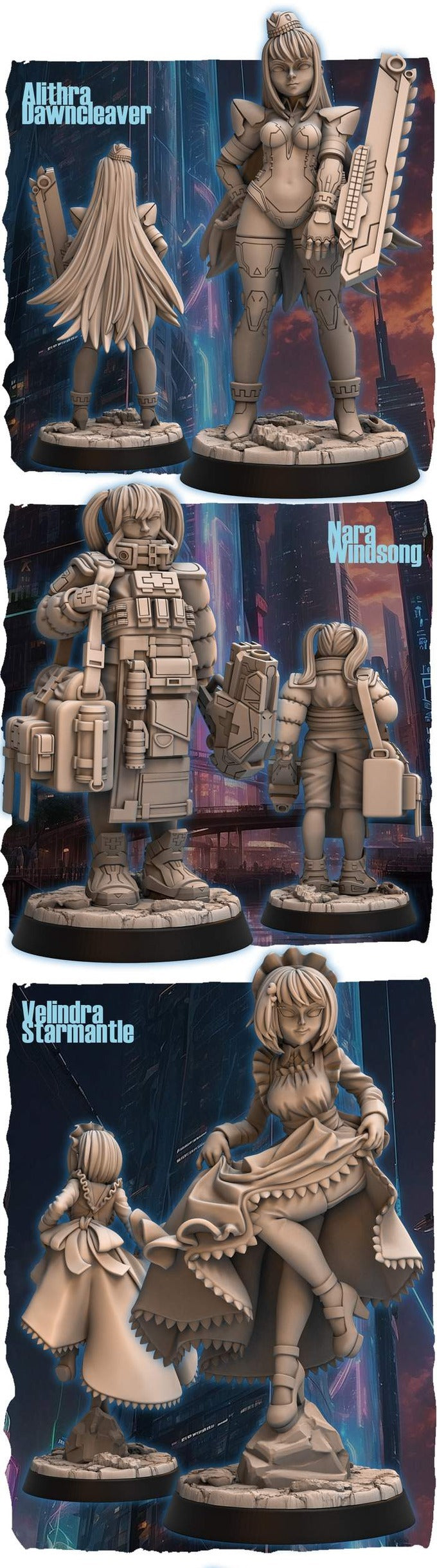 Neokingdom IV Miniatures | Fantasy Miniature | RN Estudio