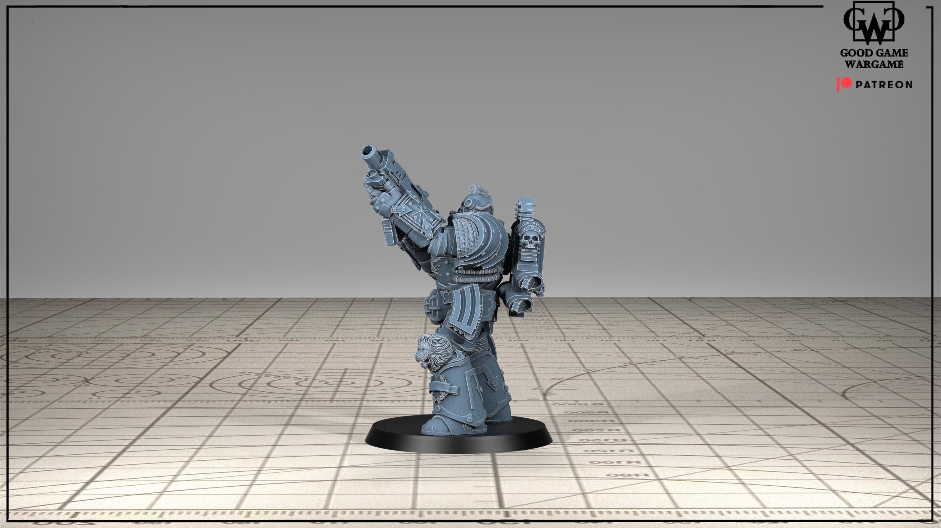 Tonantis Warriors Thunder Warriors SQ Melee Unit by GGW (5 figures supplied) prebuilt