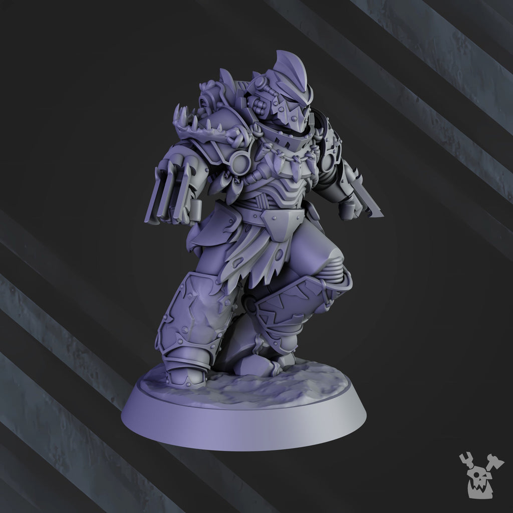 White Megaladon Clan Tangaroa 7 Ocean Beas | Battle Brothers | DakkaDakka