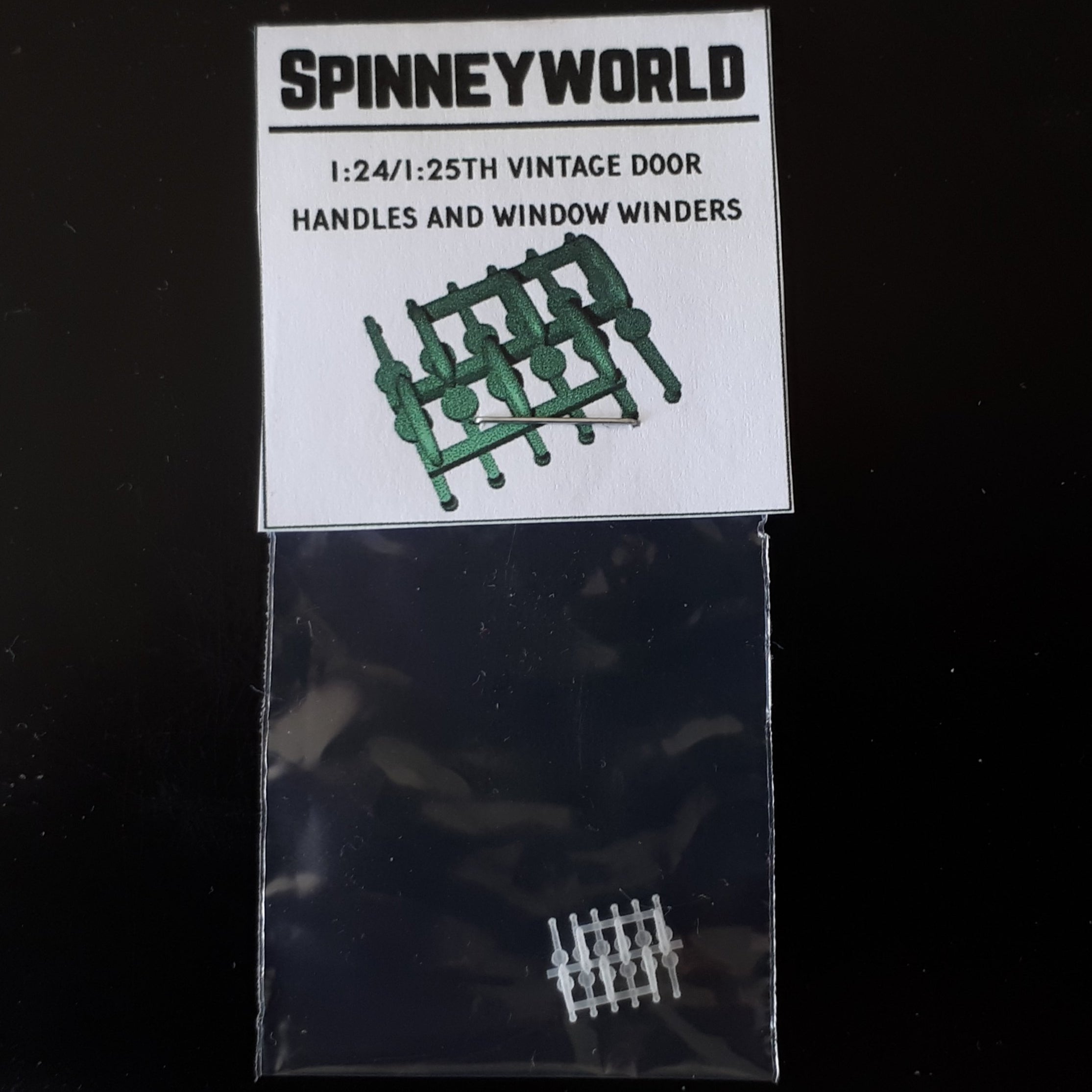 Interior car door handle and window winders