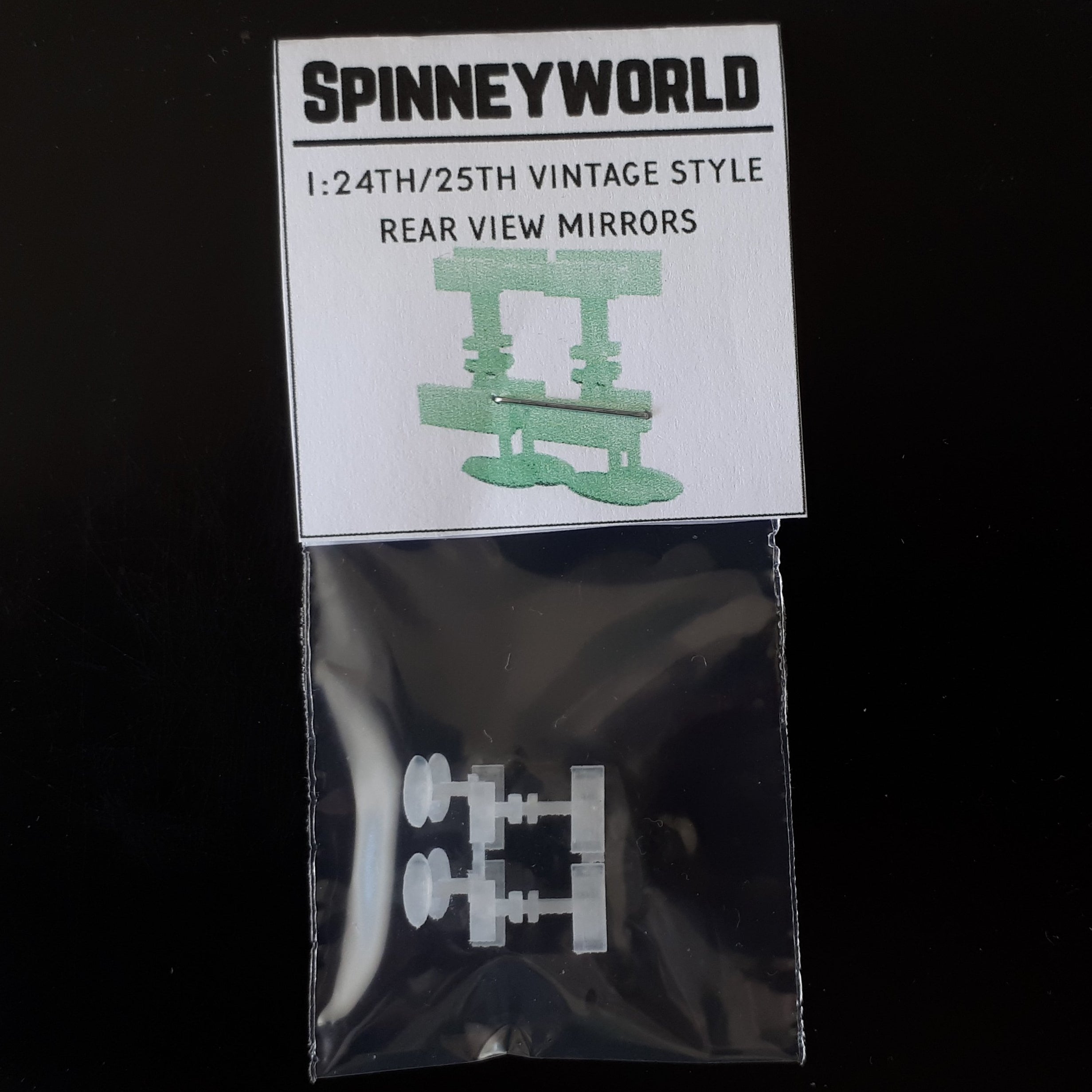 Vintage style rear view mirrors 1:24th/1:25th