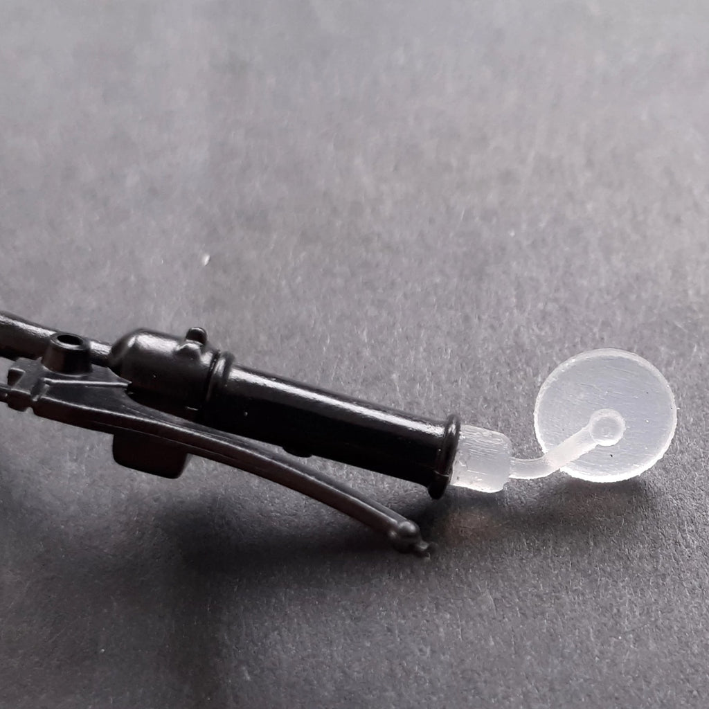 1:12th bar end sports bike mirrors (round)