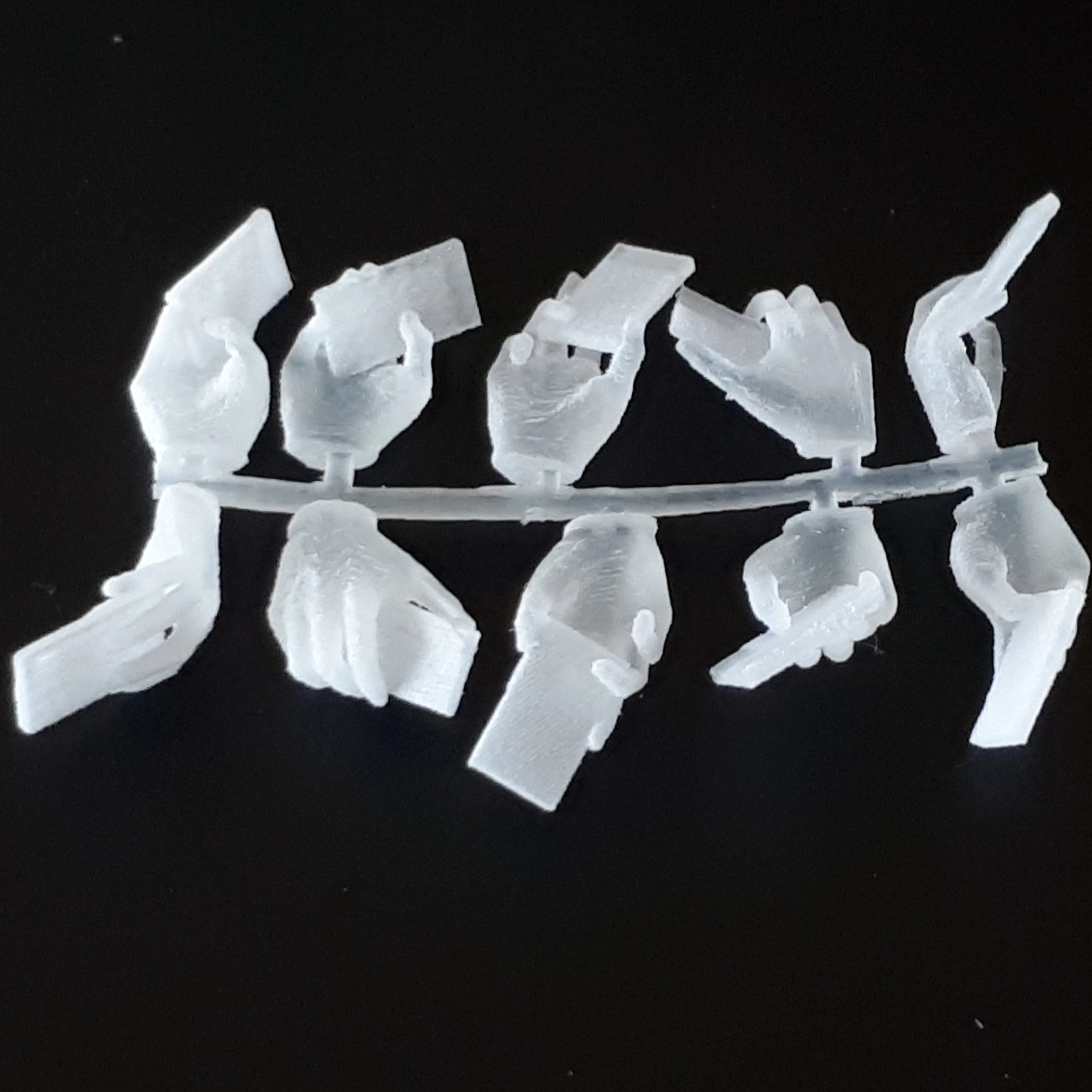 1:35 Hands Holding Smartphones