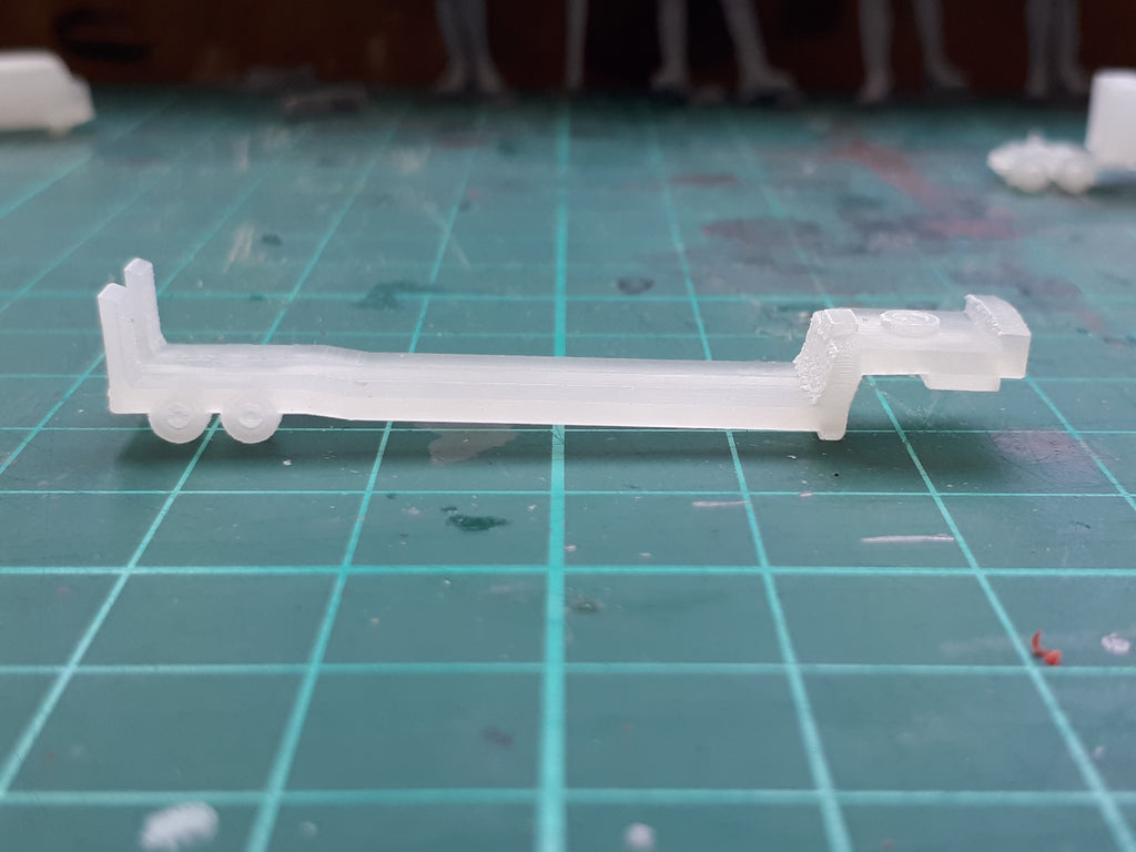 6mm (1:285) 48 foot flat low loader trailer