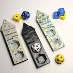 Kill Team Wound Marker set of 4 - 2 Dice generic (Black)