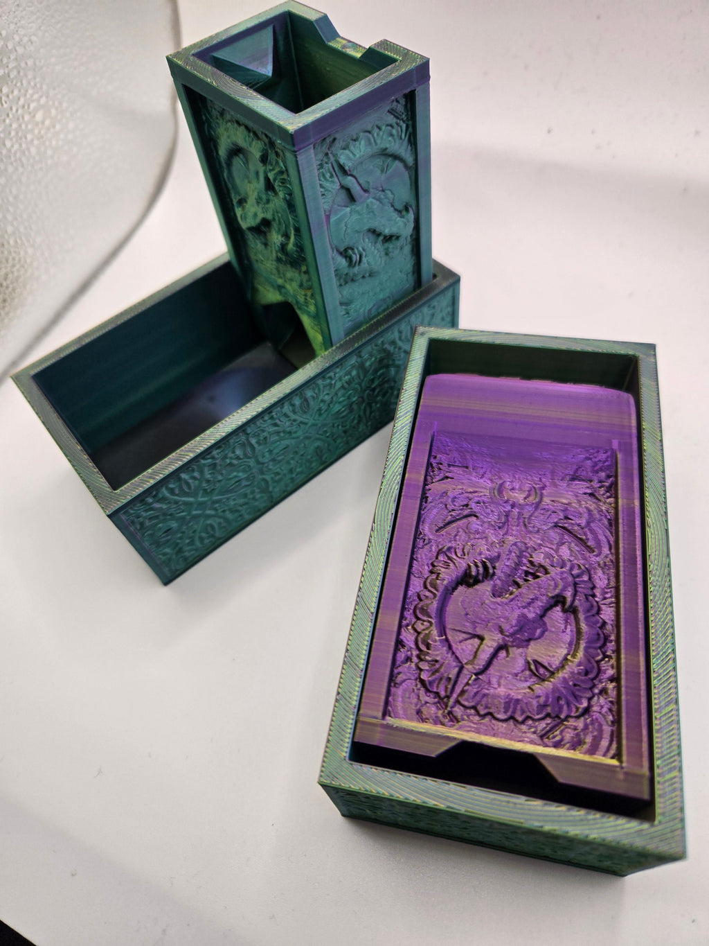 Fold out Dice Tower's