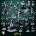 Dungeons and Dragons Models - Spirits of Slavic Myth - Set by White Werewolf Tavern