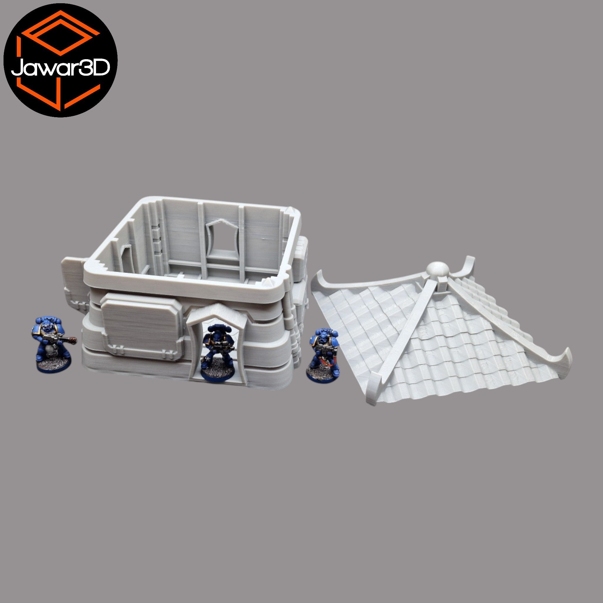 Eldrin Temple - 28mm Wargaming Scatter Terrain Scenery Tabletop Miniature