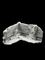 Medium Infected Ruins Terrain Sci Fi Tabletop Scenery 3D Printed 2 pcs