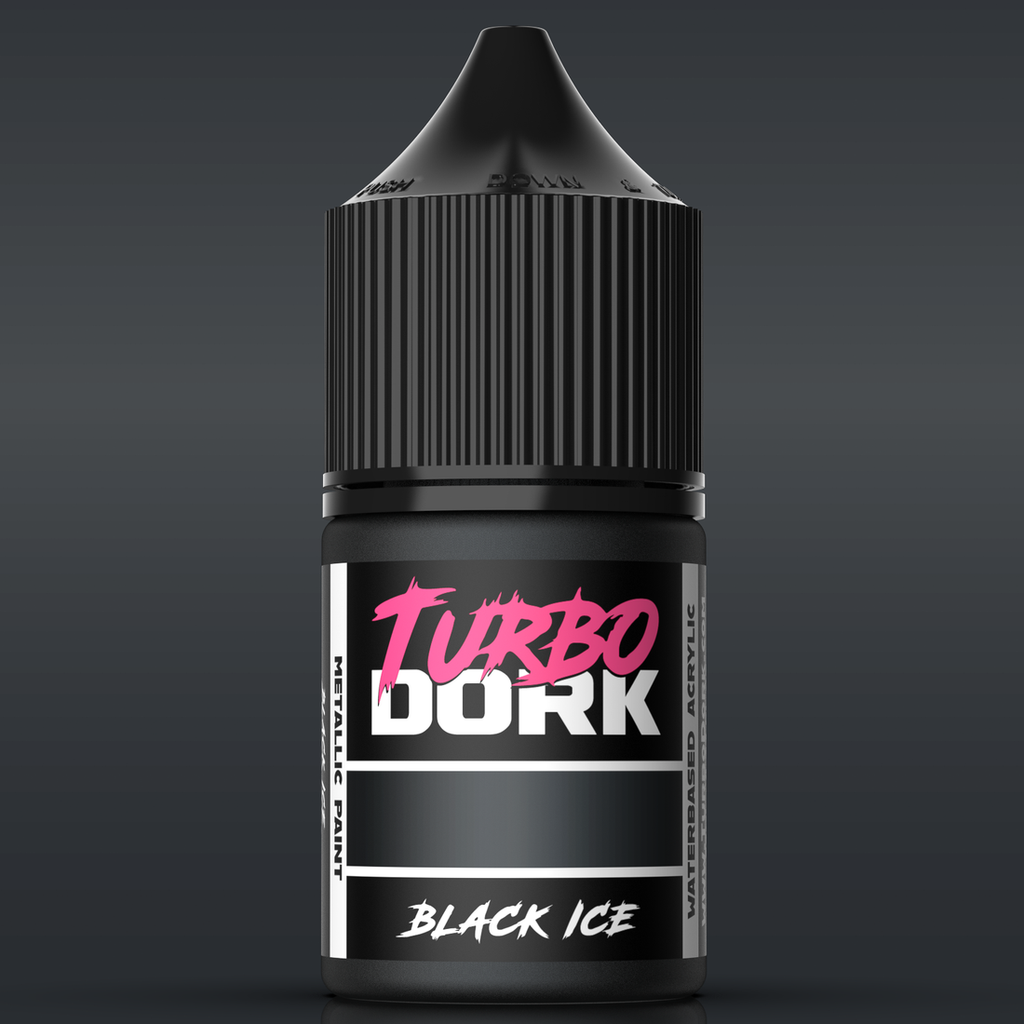 Turbo Dork: Black ICE Metallic Acrylic Paint 22ml