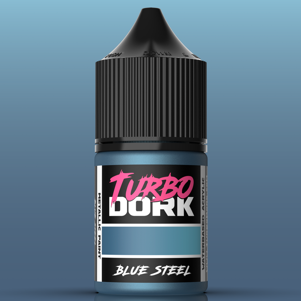 Turbo Dork: Blue Steel Metallic Acrylic Paint 22ml