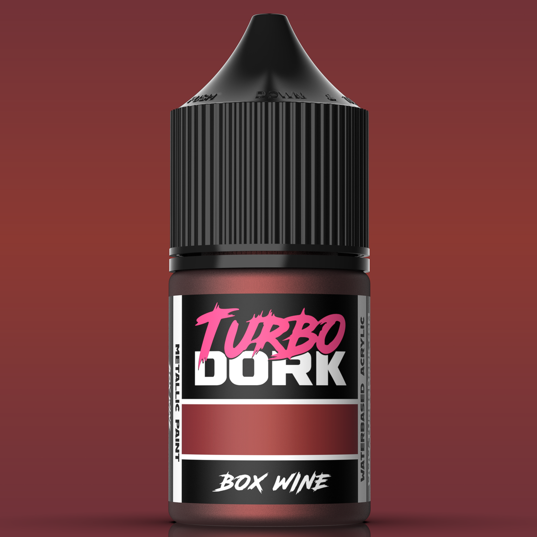Turbo Dork: Box Wine Metallic Acrylic Paint 22ml