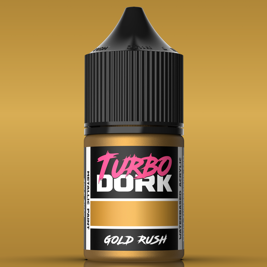 Turbo Dork: Gold Rush Metallic Acrylic Paint 22ml