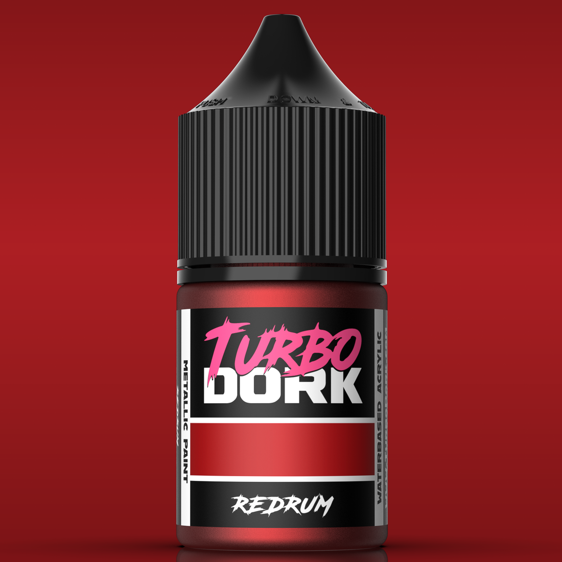 Turbo Dork: Redrum Metallic Acrylic Paint 22ml