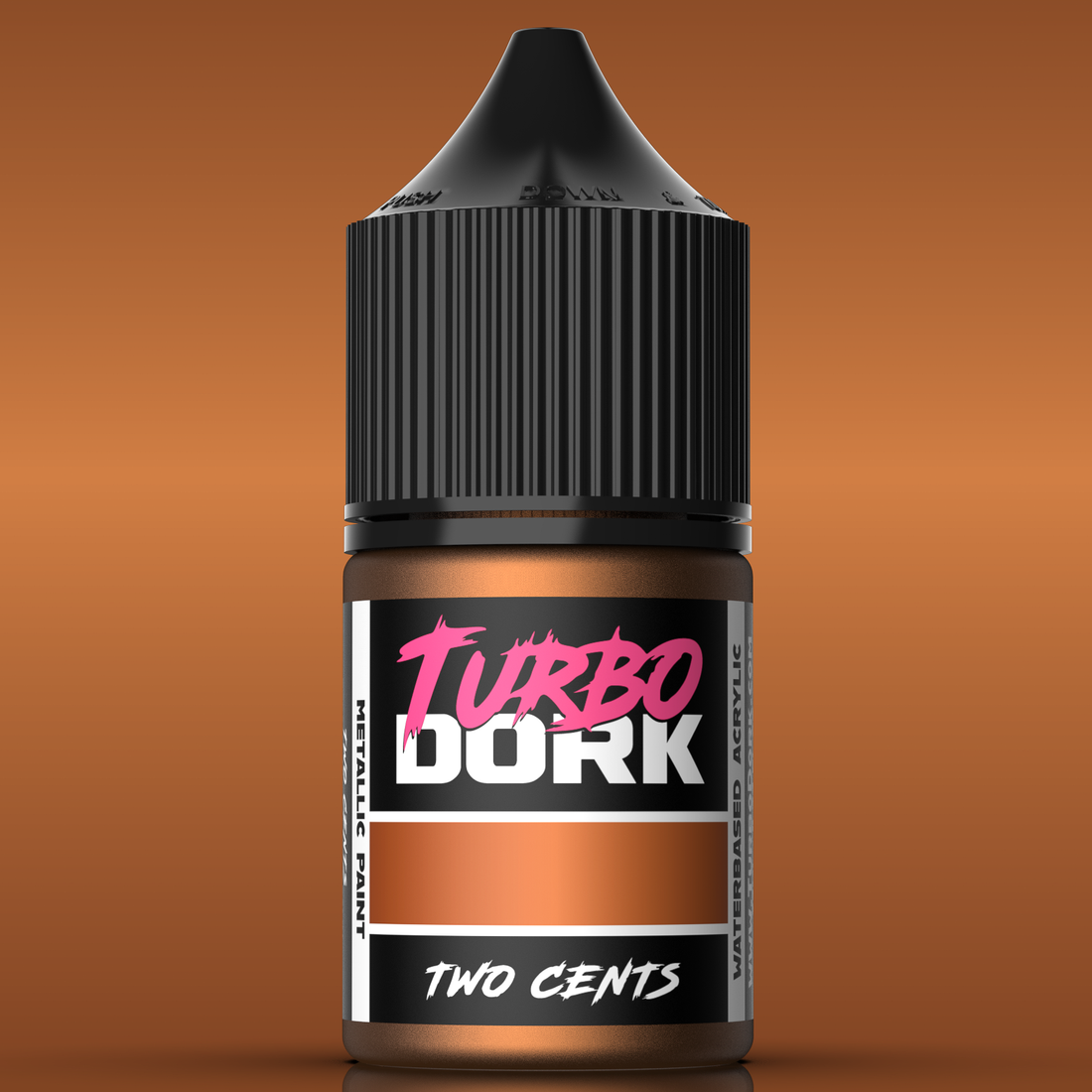 Turbo Dork: Two Cents Metallic Acrylic Paint 22ml