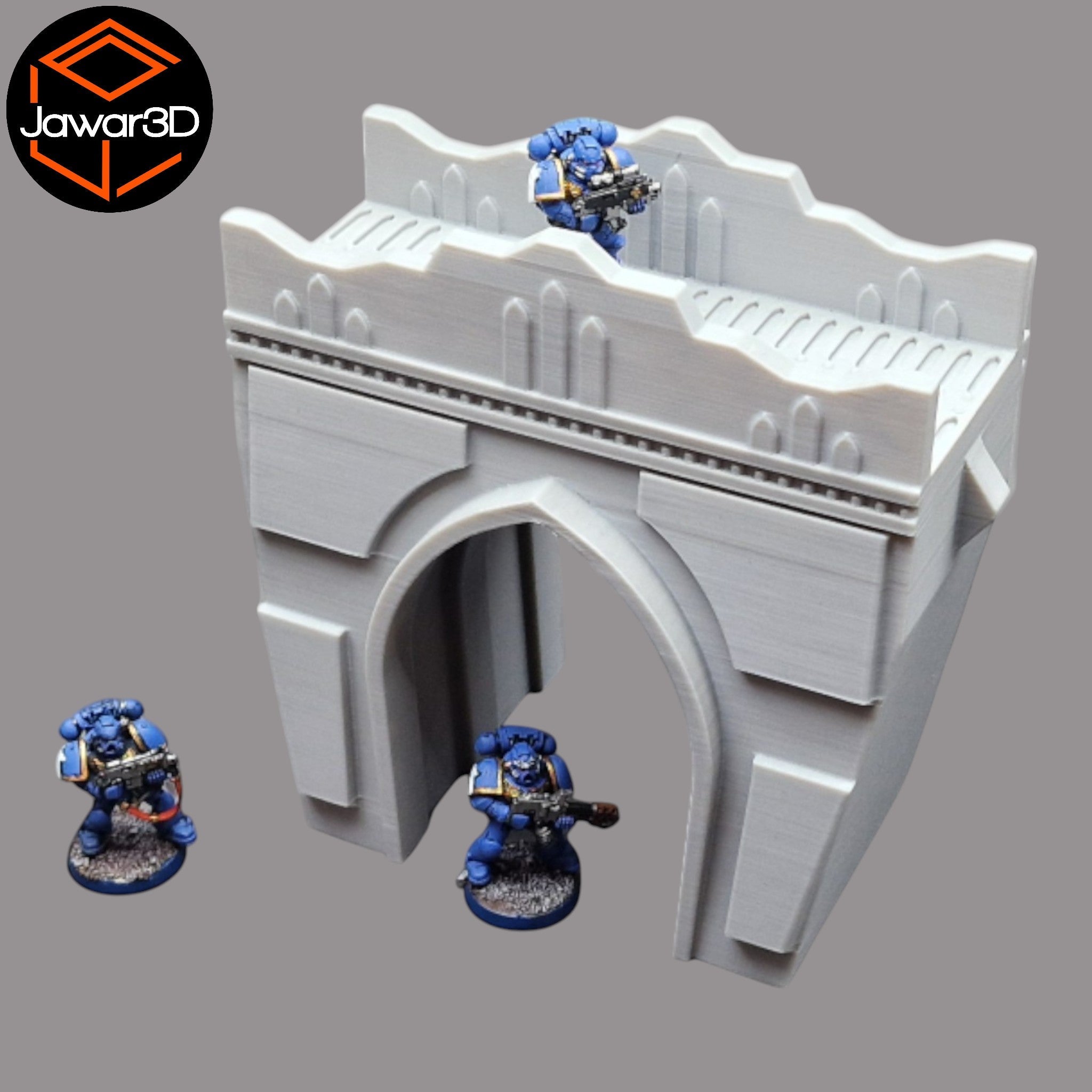 Korrin Fortress Bridge - 28mm Wargaming Scatter Terrain Scenery Tabletop