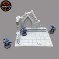 Building Section - 28mm Wargaming Scatter Terrain Scenery Tabletop Miniature