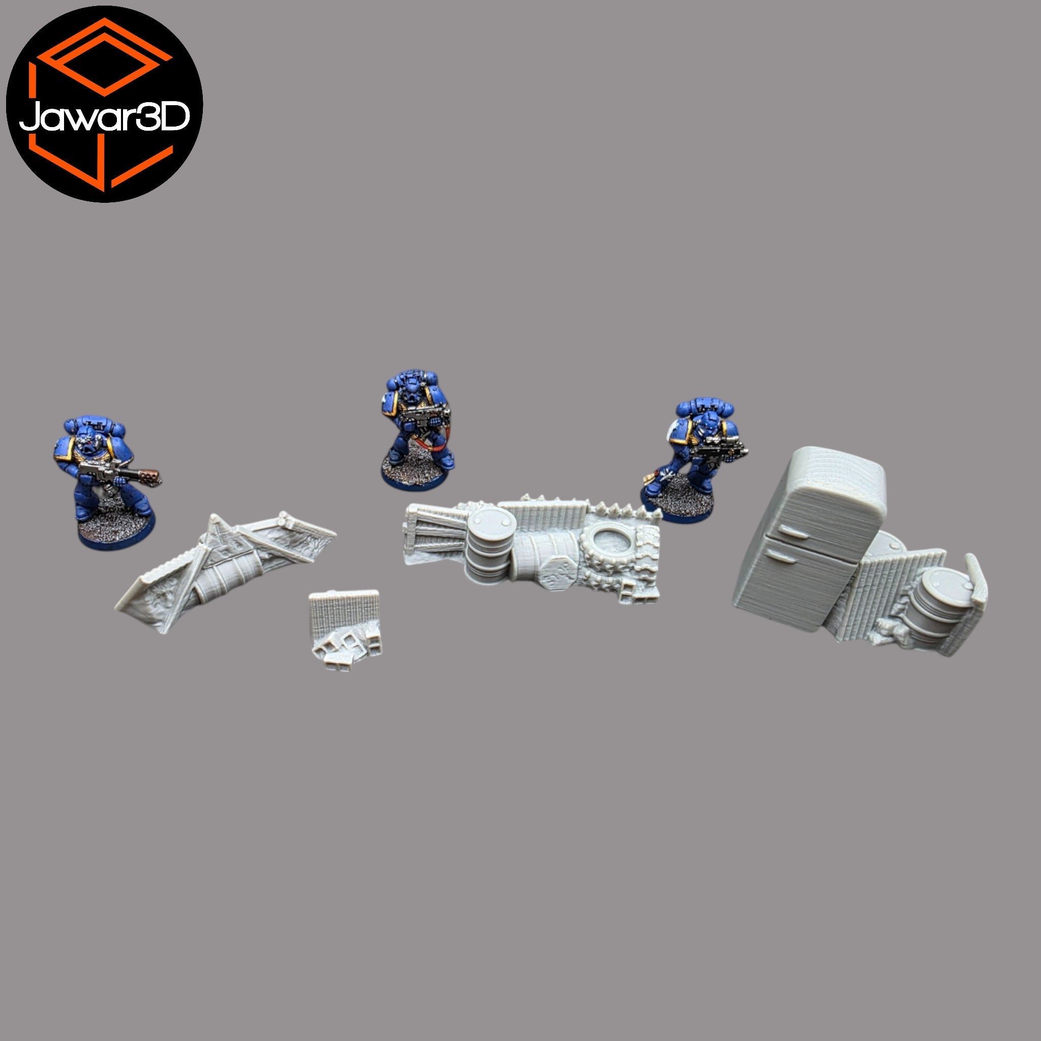 Junkyard Barricades - 28mm Wargaming Scatter Terrain Scenery Tabletop Miniature