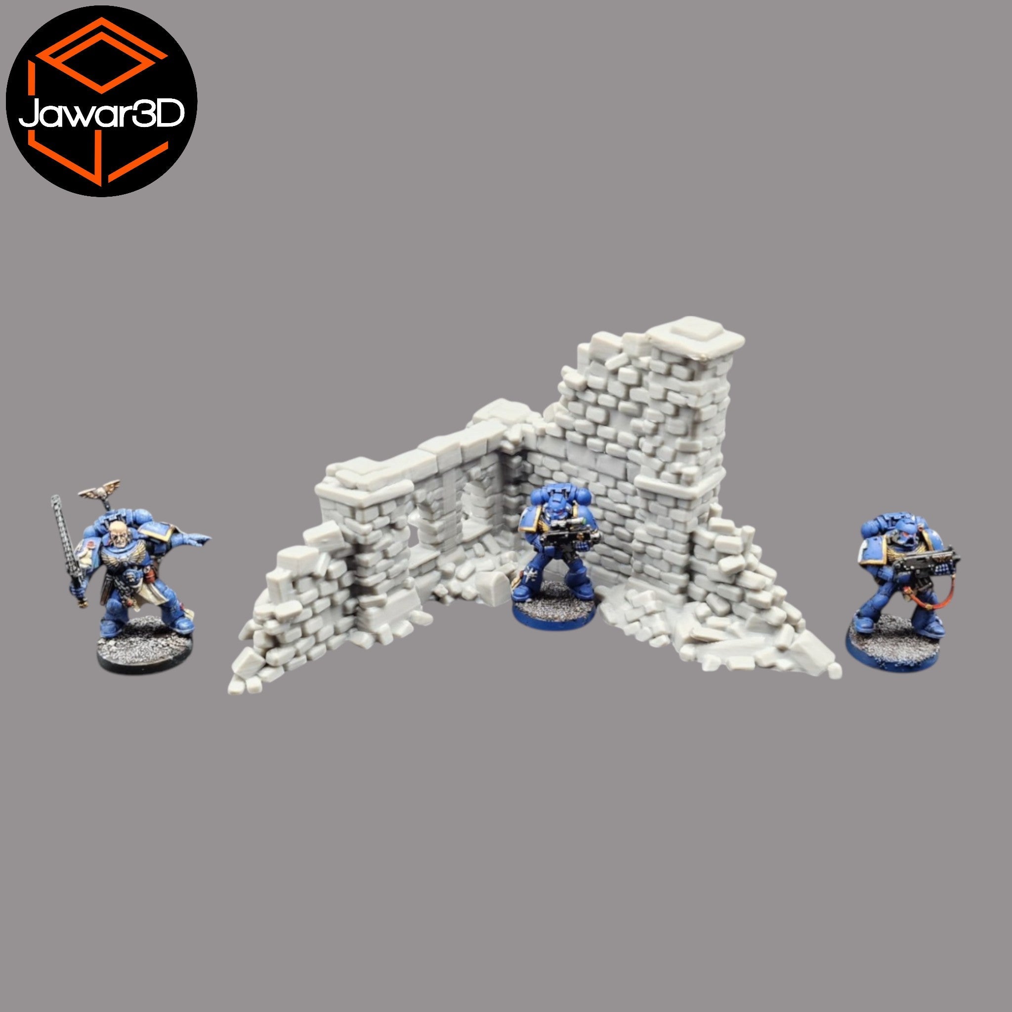 Crumbling Ruins #13 - 28mm Wargaming Scatter Terrain Scenery Tabletop Miniature