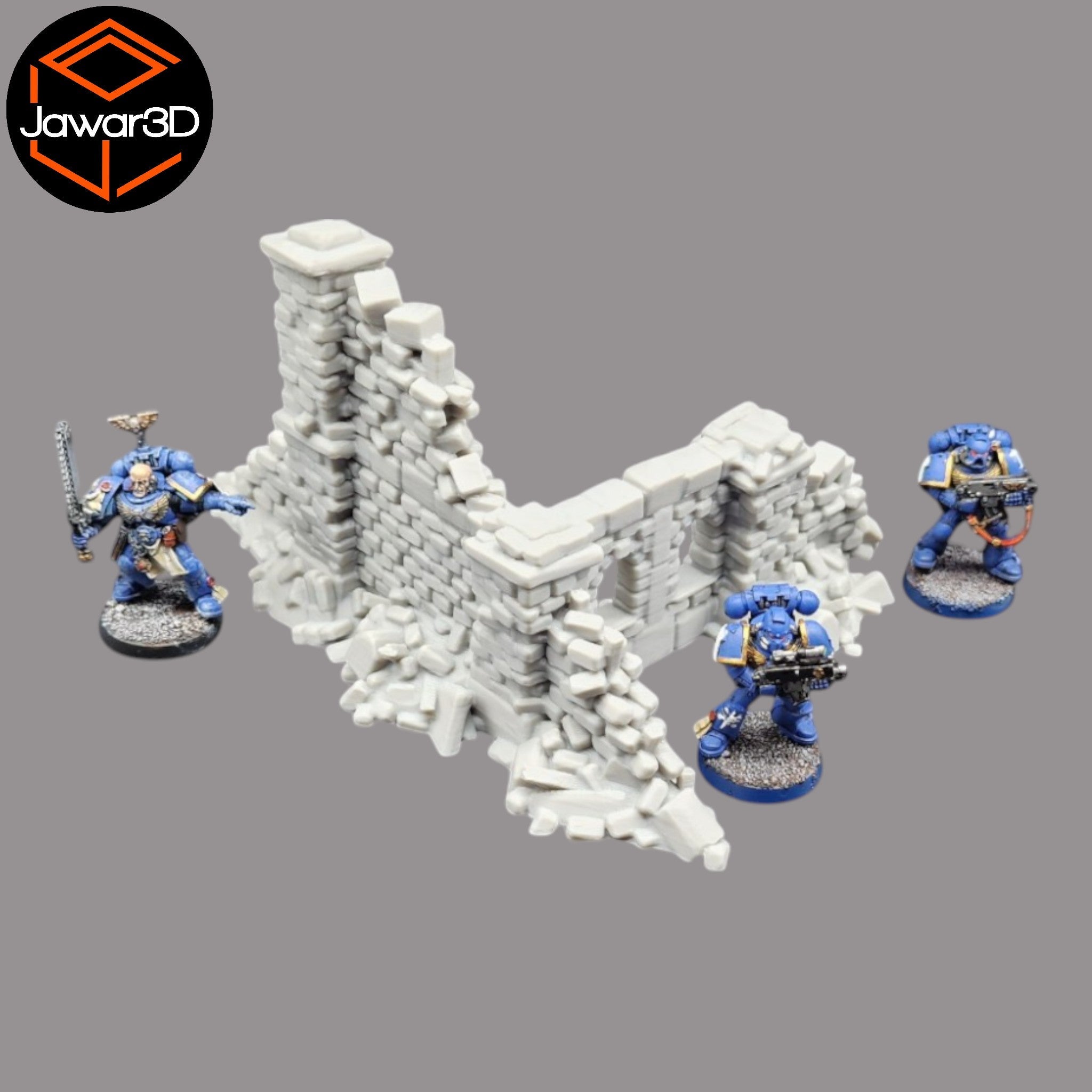 Crumbling Ruins #13 - 28mm Wargaming Scatter Terrain Scenery Tabletop Miniature