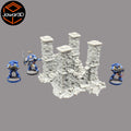 Crumbling Ruins #1 - 28mm Wargaming Scatter Terrain Scenery Tabletop Miniature