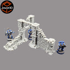 Crumbling Ruins #6 - 28mm Wargaming Scatter Terrain Scenery Tabletop Miniature