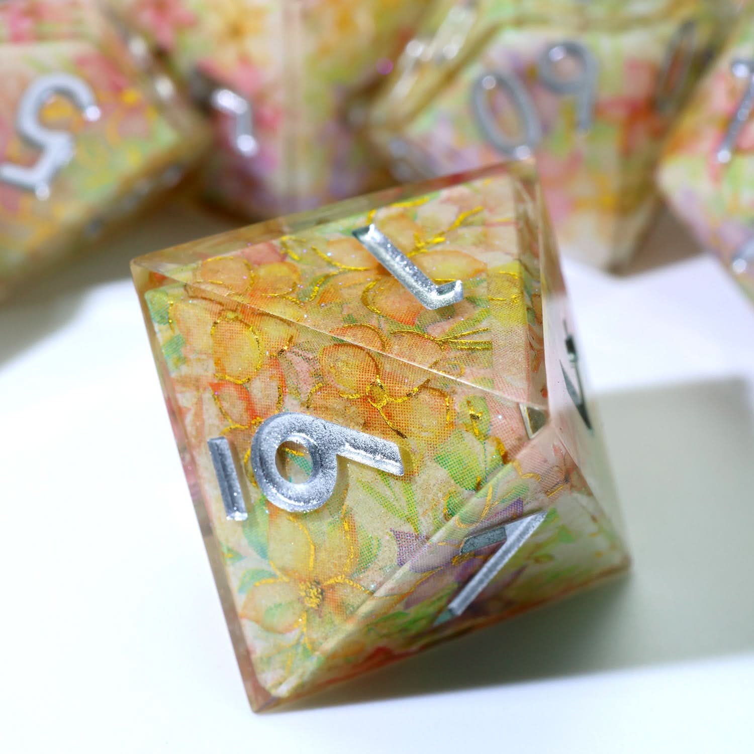 Feywild Bloom | Art Core Dice | 7 Piece Set