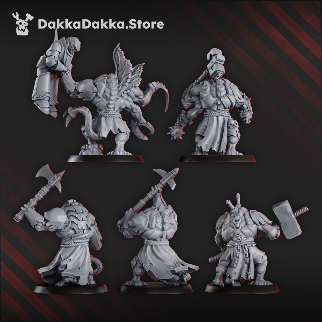 Amalgamants of the Cosmic Harvester Miniatures | Grimdark Proxy Miniature | DakkaDakka