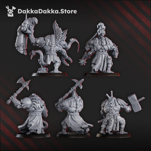Amalgamants of the Cosmic Harvester Miniatures | Grimdark Proxy Miniature | DakkaDakka
