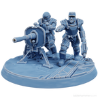 Factory Guard Heavy Cannon - human heavy weapon team (Accell Union)