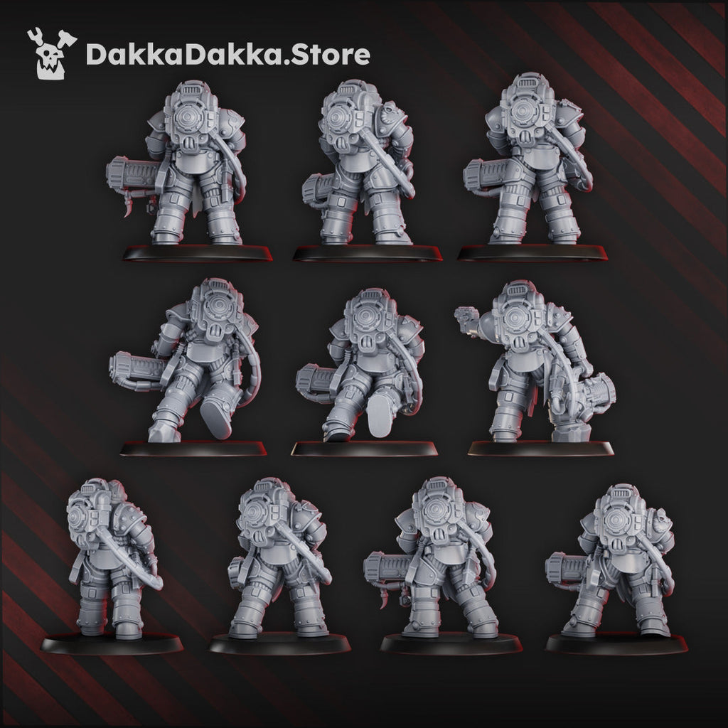 Ignisaurus Clan Team Pulsarum Squad | Battle Brothers | DakkaDakka