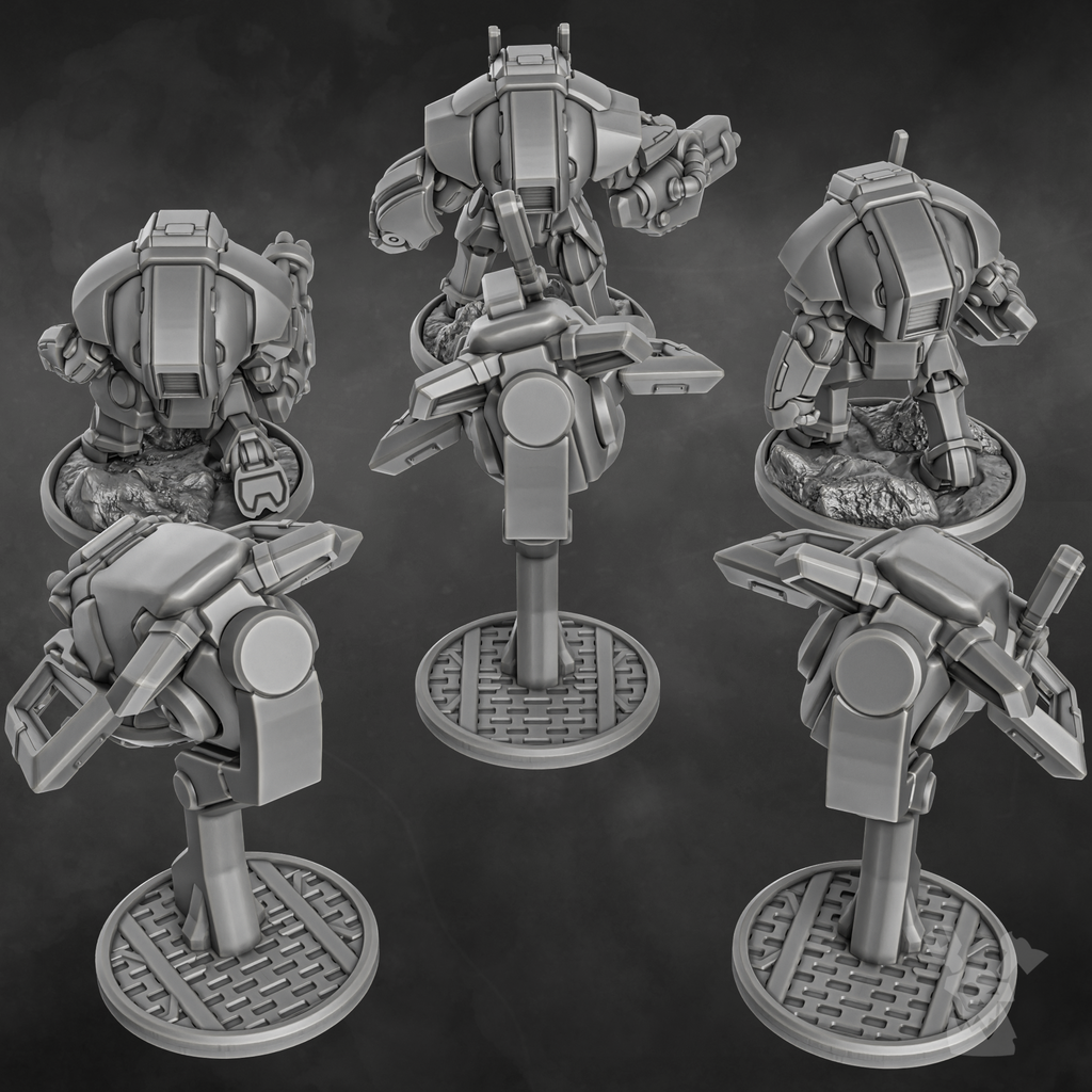 Shadow Combat Suits | Greater Good | DakkaDakka | Sci-Fi Grimdark Wargaming Miniature 28mm 32mm