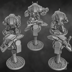 Shadow Combat Suits | Greater Good | DakkaDakka | Sci-Fi Grimdark Wargaming Miniature 28mm 32mm