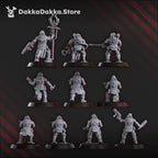 Liquidation Team of the Cosmic Harvester Miniatures | Grimdark Proxy Miniature | DakkaDakka